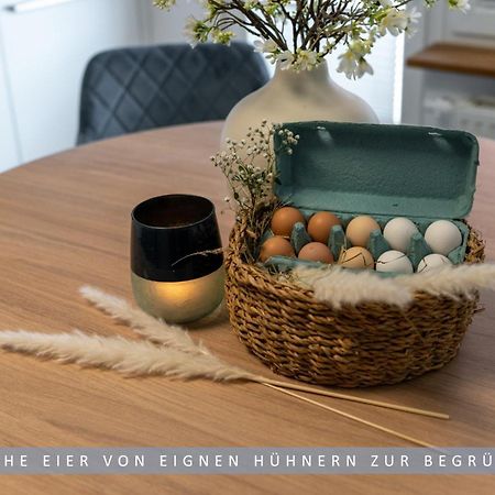 נורטהיים Apartment Leinetal - Bester Schlafkomfort In Hochwertiger Hotelbettwaesche, 3 Zimmer - Grosse Kueche, Duschbad & Parkplatz מראה חיצוני תמונה